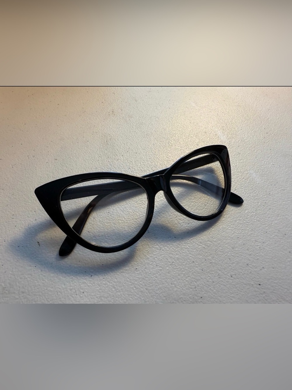 Black Cat Eyes Glasses Vantage Y2K Style
